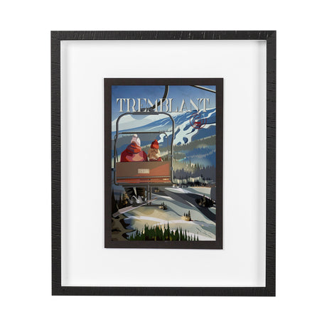 Tremblant Go Canada (M) by Mercana Studio a Framed Art Print Matted under Glass by Mercana at Eve Furniture