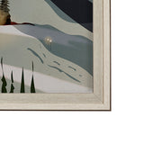 Tremblant Go Canada (XL) by Mercana Studio a Hand Embellished Decograph Framed Art Print under Glass by Mercana at Eve Furniture