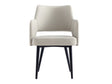 Tremont Dining Arm Chair in Stone by Manhattan Comfort at Eve Furniture