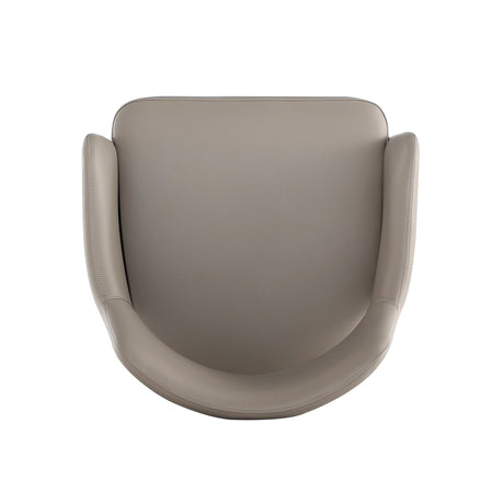Tremont Dining Arm Chair in Taupe by Manhattan Comfort at Eve Furniture
