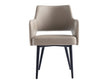 Tremont Dining Arm Chair in Taupe by Manhattan Comfort at Eve Furniture