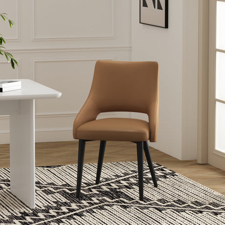 Tremont Dining Chair in Saddle by Manhattan Comfort at Eve Furniture