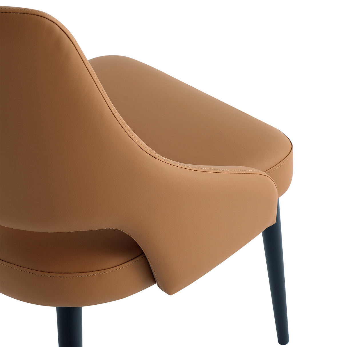 Tremont Dining Chair in Saddle (set of 2) by Manhattan Comfort at Eve Furniture