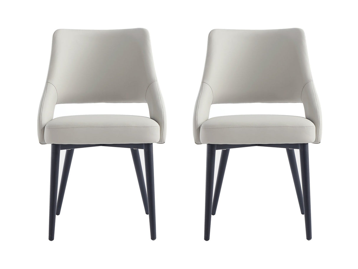 Tremont Dining Chair in Stone (set of 2) by Manhattan Comfort at Eve Furniture