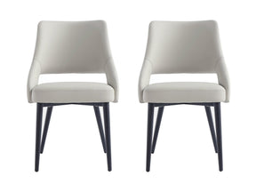 Tremont Dining Chair in Stone (set of 2) by Manhattan Comfort at Eve Furniture