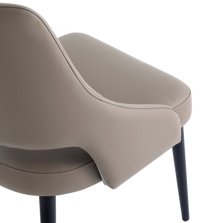 Tremont Dining Chair in Taupe (set of 2) by Manhattan Comfort at Eve Furniture
