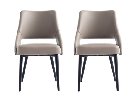 Tremont Dining Chair in Taupe (set of 2) by Manhattan Comfort at Eve Furniture