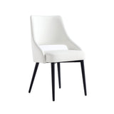 Tremont Dining Chair in White by Manhattan Comfort at Eve Furniture