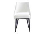 Tremont Dining Chair in White by Manhattan Comfort at Eve Furniture