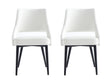 Tremont Dining Chair in White (set of 2) by Manhattan Comfort at Eve Furniture