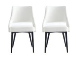 Tremont Dining Chair in White (set of 2) by Manhattan Comfort at Eve Furniture