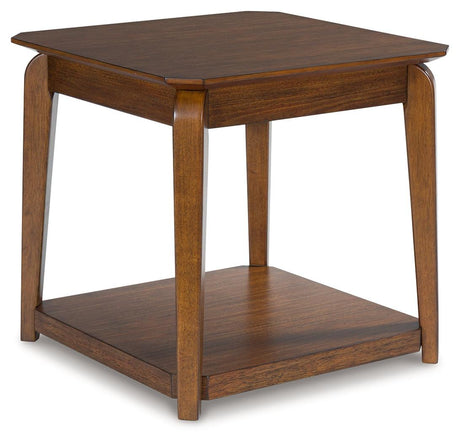 Trenmour Medium Brown End Table by Ashley at Eve Furniture