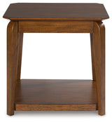 Trenmour Medium Brown End Table