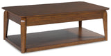 Trenmour Medium Brown Coffee Table by Ashley at Eve Furniture