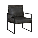 Trent Dark Gray Accent Chair by Homelegance at Eve Furniture