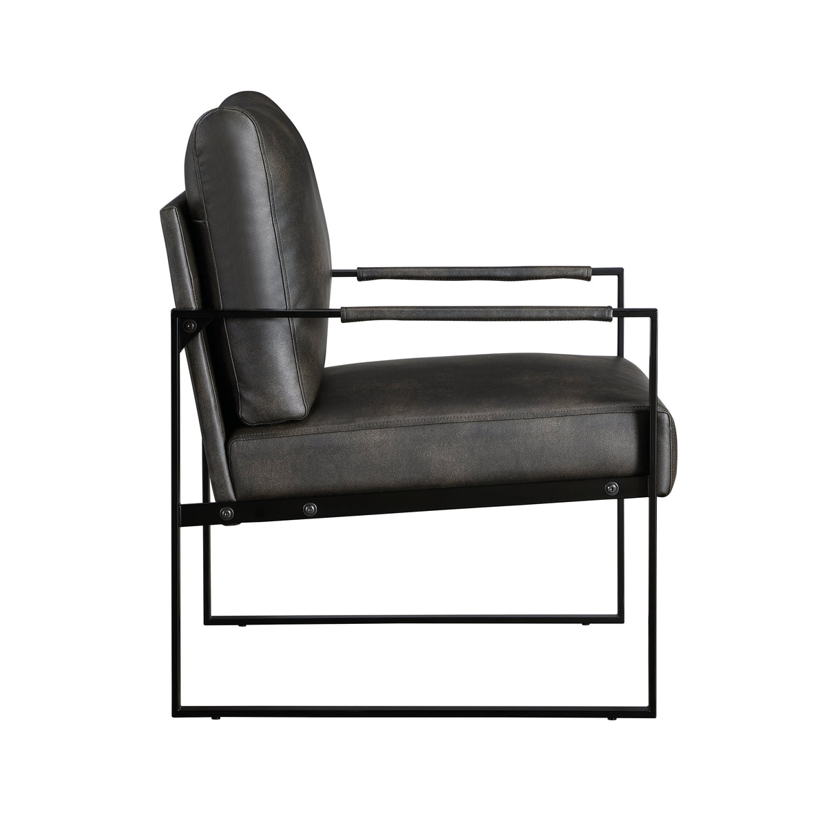 Trent Dark Gray Accent Chair by Homelegance at Eve Furniture