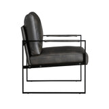 Trent Dark Gray Accent Chair by Homelegance at Eve Furniture