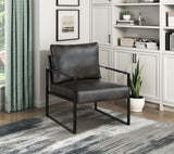 Trent Dark Gray Accent Chair by Homelegance at Eve Furniture