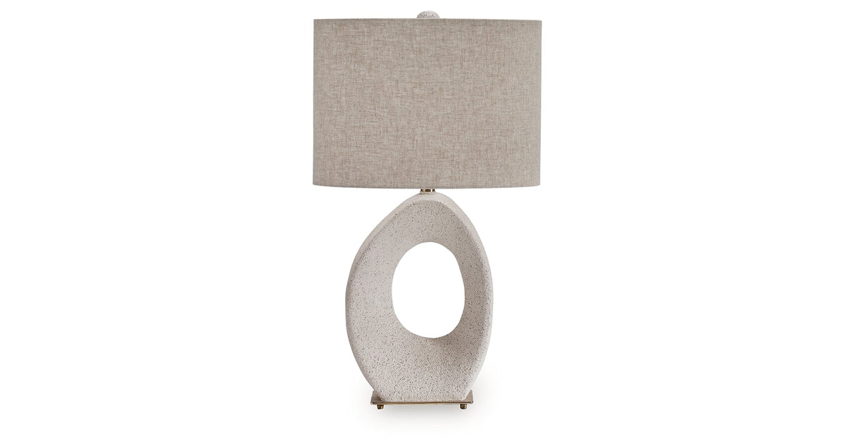 Trentlen Cream/Gold Finish Table Lamp by ASHLEY FURNITURE at Eve Furniture
