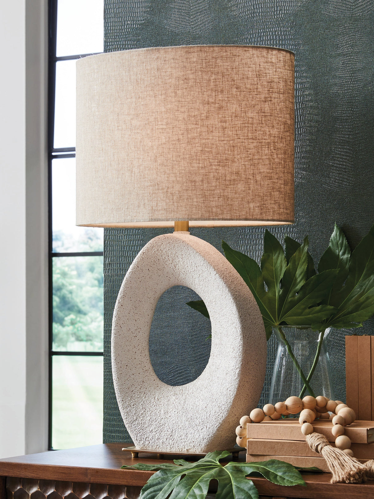 Trentlen Cream/Gold Finish Table Lamp by ASHLEY FURNITURE at Eve Furniture