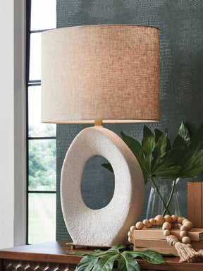 Trentlen Cream/Gold Finish Table Lamp by ASHLEY FURNITURE at Eve Furniture