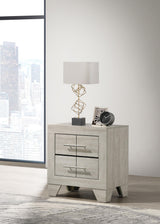 Trenton Rustic Cream 2-Drawer Nightstand by Coaster at Eve Furniture