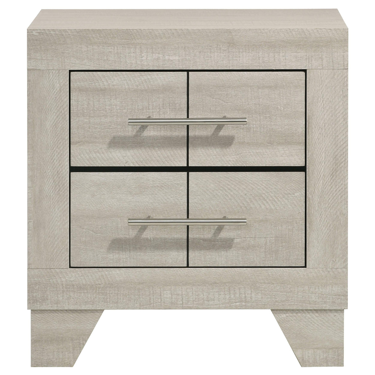 Trenton Rustic Cream 2-Drawer Nightstand by Coaster at Eve Furniture