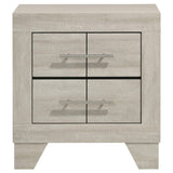 Trenton Rustic Cream 2-Drawer Nightstand by Coaster at Eve Furniture