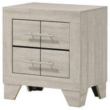 Trenton Rustic Cream 2-Drawer Nightstand by Coaster at Eve Furniture