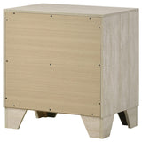 Trenton Rustic Cream 2-Drawer Nightstand by Coaster at Eve Furniture