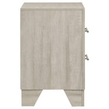 Trenton Rustic Cream 2-Drawer Nightstand by Coaster at Eve Furniture
