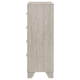 Trenton Rustic Cream 4-drawer Bedroom Chest of Drawers by Coaster at Eve Furniture