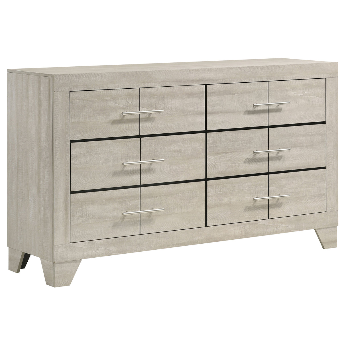 Trenton Rustic Cream 4-Piece Full Bedroom Set by Coaster at Eve Furniture