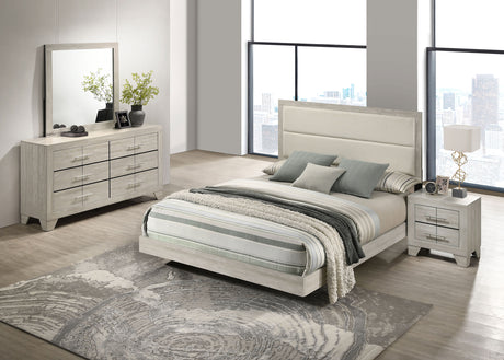 Trenton Rustic Cream 4-Piece Full Bedroom Set by Coaster at Eve Furniture