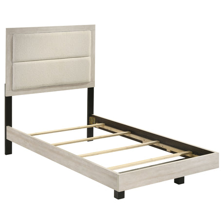 Trenton Rustic Cream 4-Piece Twin Bedroom Set by Coaster at Eve Furniture