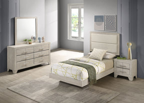 Trenton Rustic Cream 4-Piece Twin Bedroom Set by Coaster at Eve Furniture