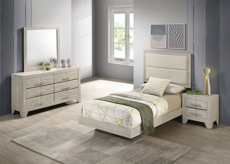 Trenton Rustic Cream 4-Piece Twin Bedroom Set by Coaster at Eve Furniture