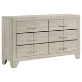 Trenton Rustic Cream 5-Piece Full Bedroom Set by Coaster at Eve Furniture