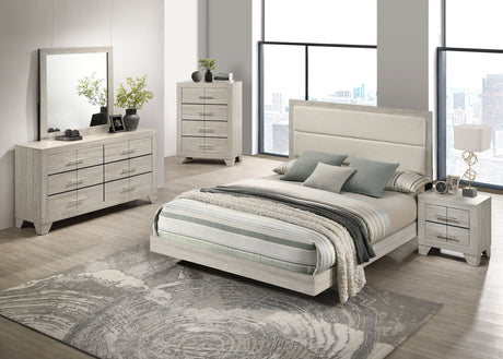 Trenton Rustic Cream 5-Piece Full Bedroom Set by Coaster at Eve Furniture