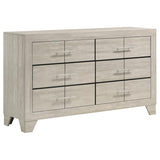 Trenton Rustic Cream 5-piece Queen Bedroom Set by Coaster at Eve Furniture