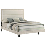 Trenton Rustic Cream 54-inch Wood Queen Panel Bed by Coaster at Eve Furniture