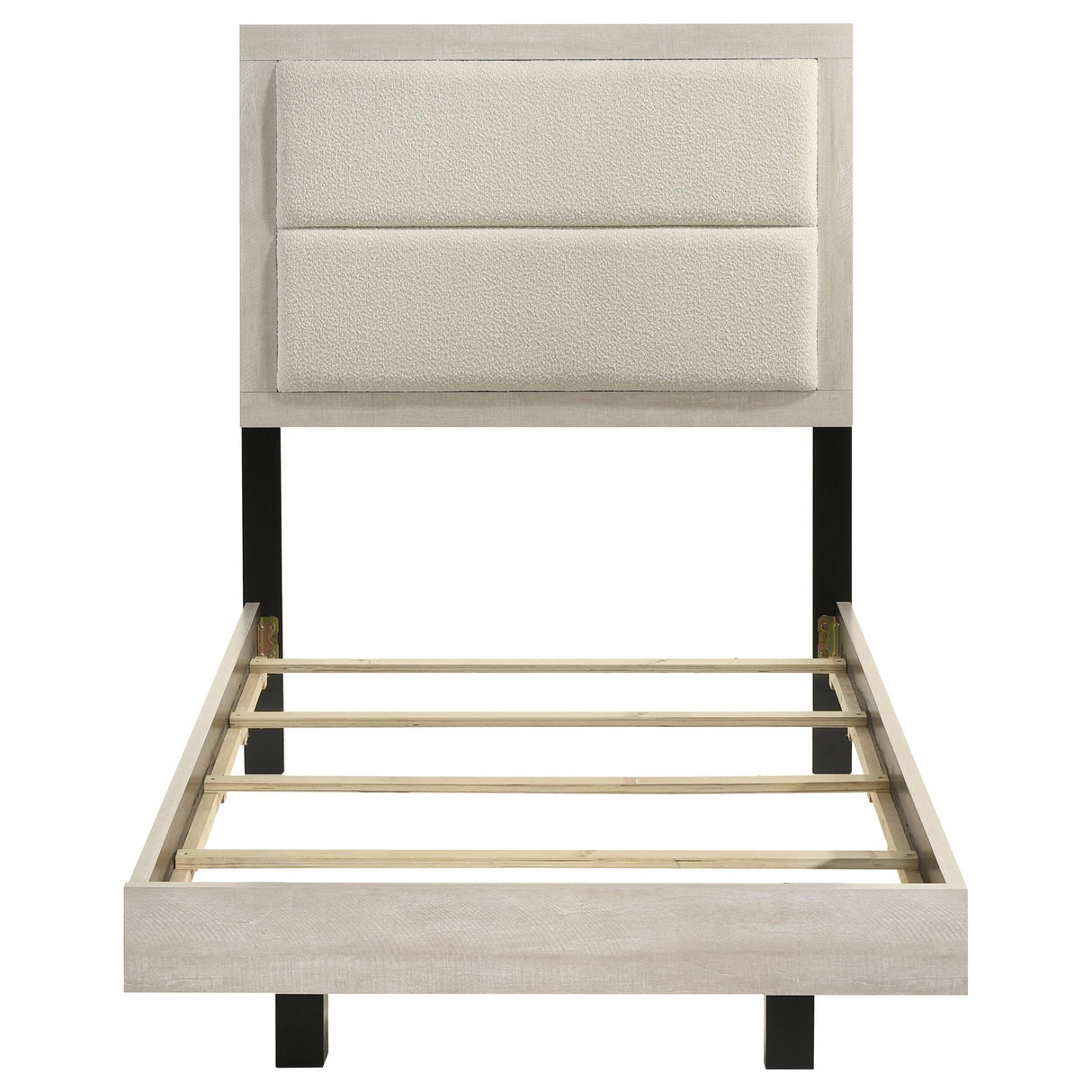 Trenton Rustic Cream 54-inch Wood Twin Panel Bed by Coaster at Eve Furniture