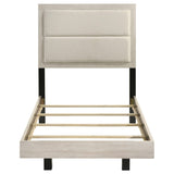 Trenton Rustic Cream 54-inch Wood Twin Panel Bed by Coaster at Eve Furniture