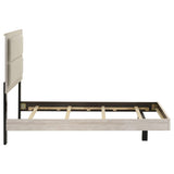 Trenton Rustic Cream 54-inch Wood Twin Panel Bed by Coaster at Eve Furniture