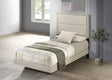 Trenton Rustic Cream 54-inch Wood Twin Panel Bed by Coaster at Eve Furniture