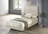 Trenton Rustic Cream 54-inch Wood Twin Panel Bed by Coaster at Eve Furniture