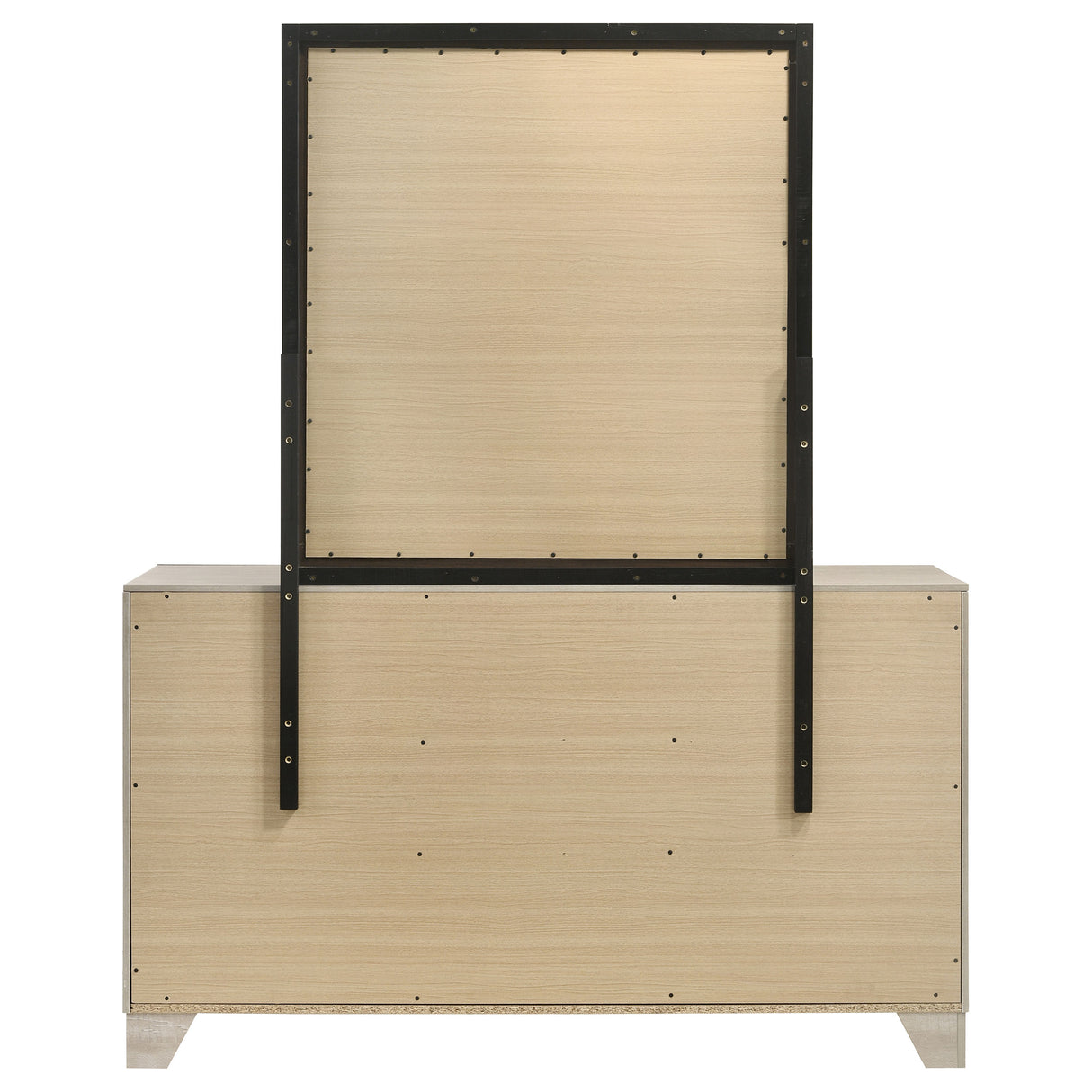 Trenton Rustic Cream 6-drawer Bedroom Dresser With Mirror by Coaster at Eve Furniture