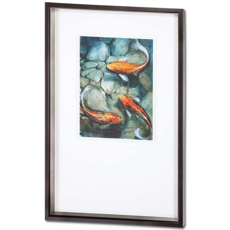 Tres Koi I by O'Toole, Tim a Framed Art Print Matted under Glass by Mercana at Eve Furniture