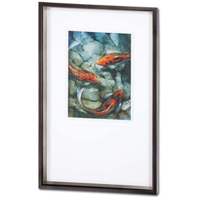 Tres Koi II by O'Toole, Tim a Framed Art Print Matted under Glass by Mercana at Eve Furniture