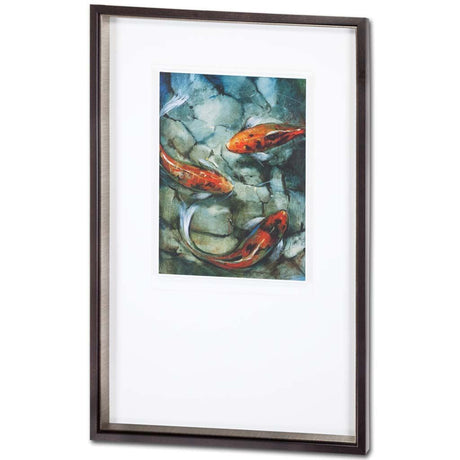 Tres Koi II by O'Toole, Tim a Framed Art Print Matted under Glass by Mercana at Eve Furniture